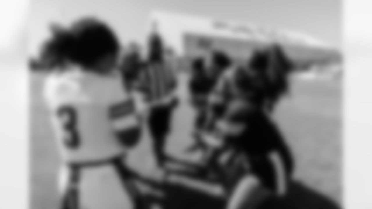 TAMPA, FL - February 14, 2026 - The 2026 Girls Flag Football Preseason Classic. Photo By Doug DeFelice/Tampa Bay Buccaneers