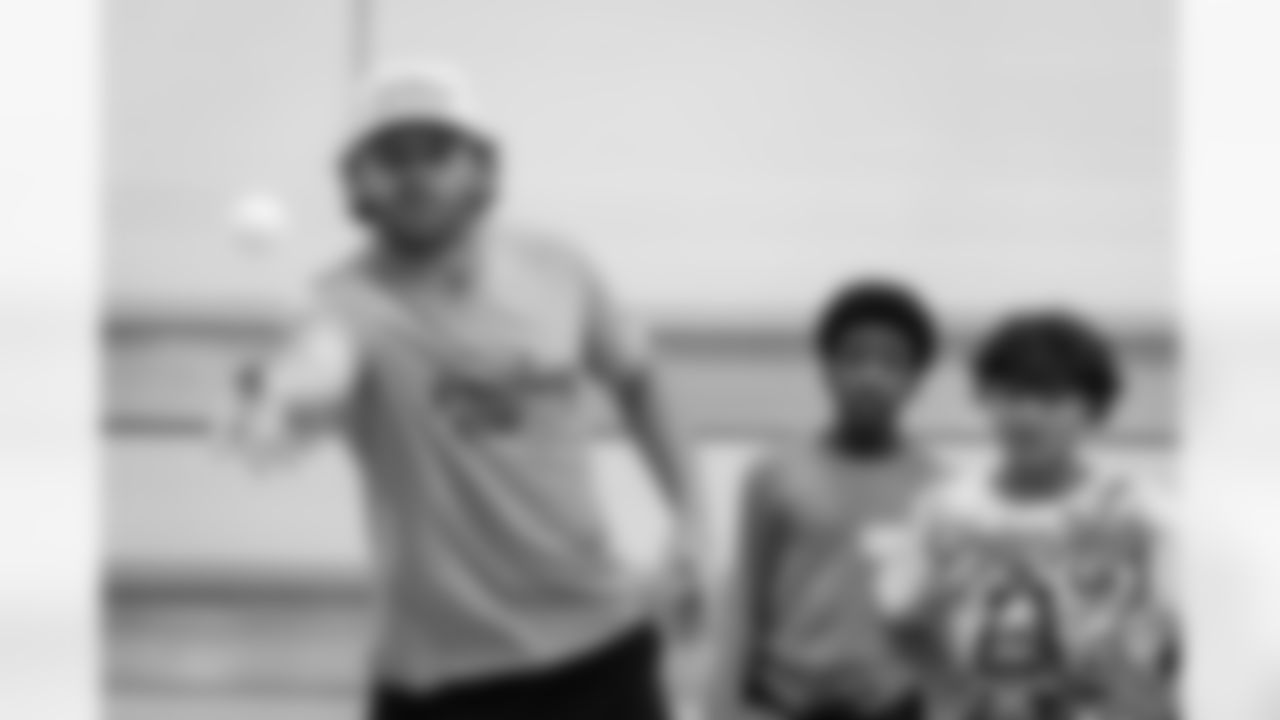 TAMPA, FL - December 16, 2025 - The Baker and Emily Mayfield Foundation's annual 'Passing The Joy' event. Photo By Doug DeFelice/Tampa Bay Buccaneers