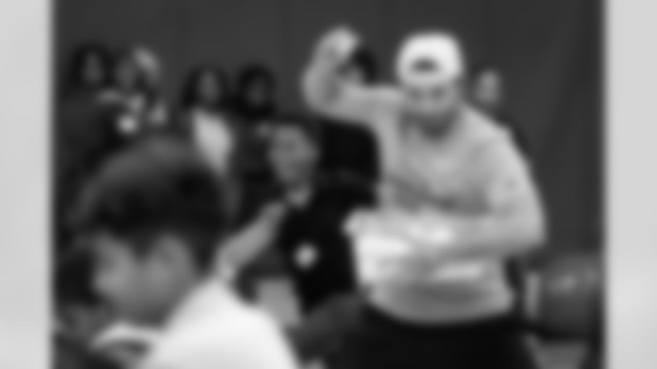 TAMPA, FL - December 16, 2025 - The Baker and Emily Mayfield Foundation's annual 'Passing The Joy' event. Photo By Doug DeFelice/Tampa Bay Buccaneers