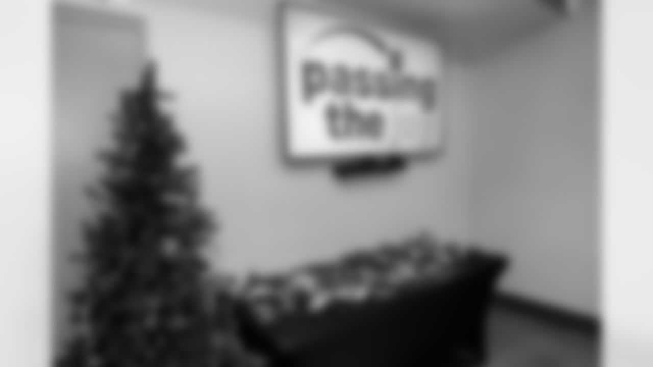 TAMPA, FL - December 16, 2025 - The Baker and Emily Mayfield Foundation's annual 'Passing The Joy' event. Photo By Doug DeFelice/Tampa Bay Buccaneers