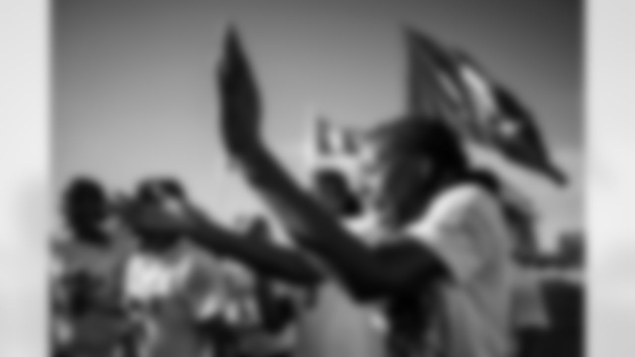 TAMPA, FL - February 11, 2026 - The 2026 Girls Flag Football Preseason Classic. Photo By Kyle Zedaker/Tampa Bay Buccaneers