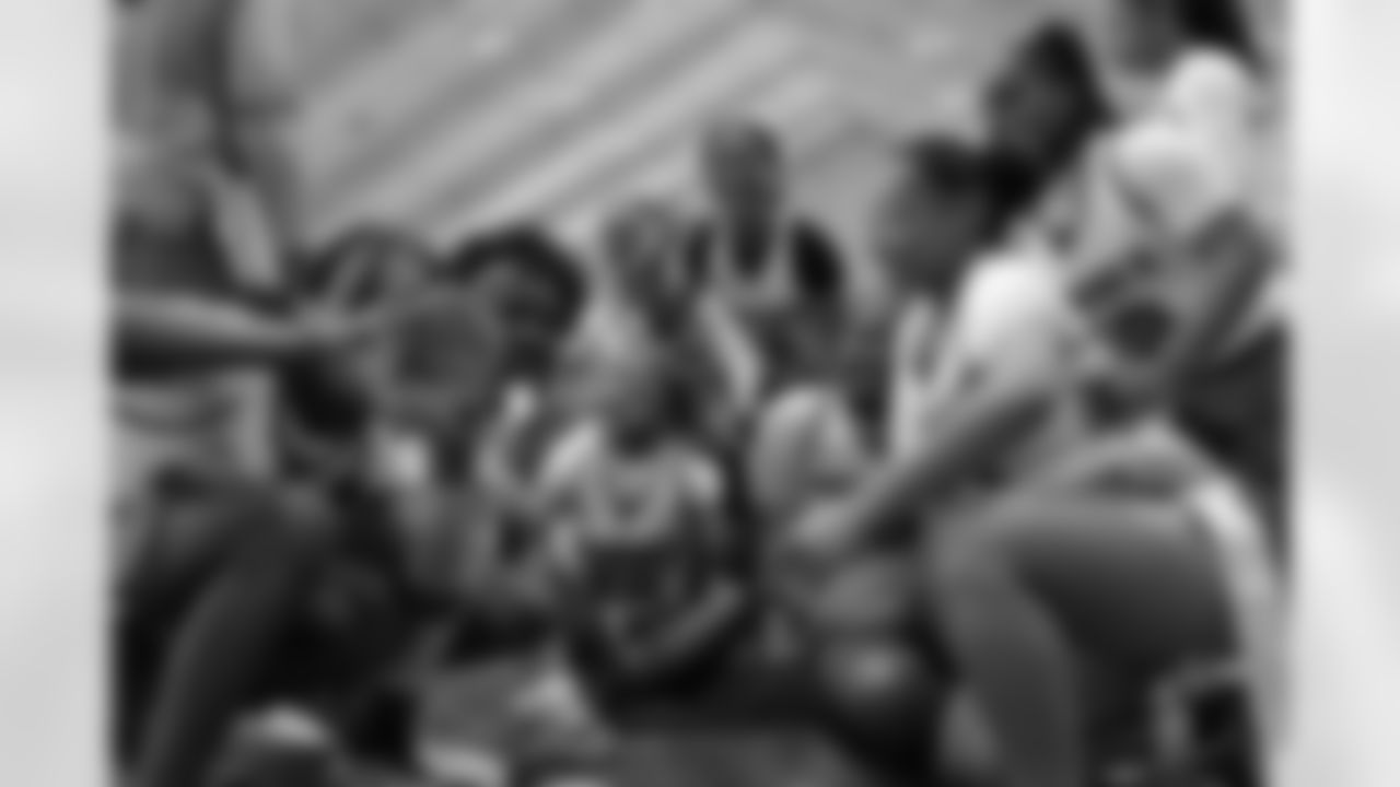 TAMPA, FL - February 13, 2026 - The 2026 Girls Flag Football Preseason Classic at AdventHealth Training Center. Photo By Cian Leach/Tampa Bay Buccaneers