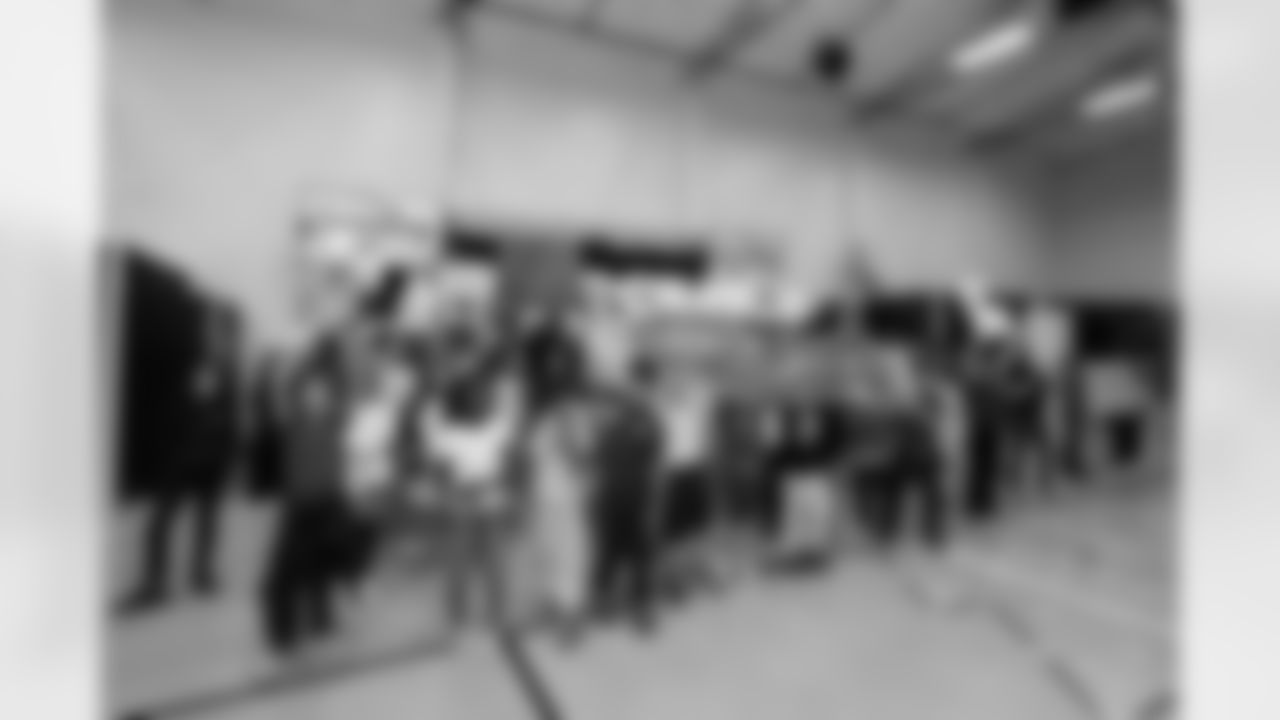 TAMPA, FL - December 16, 2025 - The Baker and Emily Mayfield Foundation's annual 'Passing The Joy' event. Photo By Doug DeFelice/Tampa Bay Buccaneers