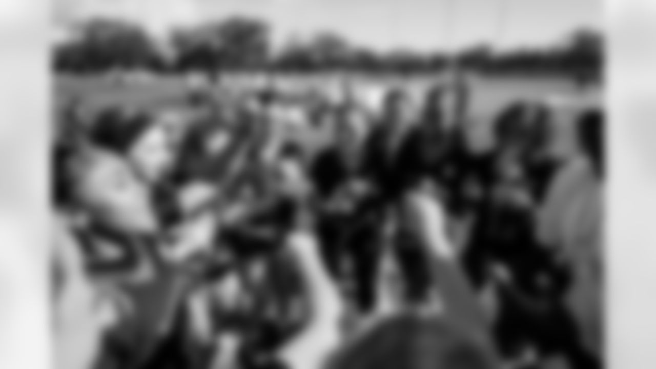 TAMPA, FL - February 12, 2026 - The 2026 Girls Flag Football Preseason Classic at AdventHealth Training Center. Photo By Tori Richman/Tampa Bay Buccaneers