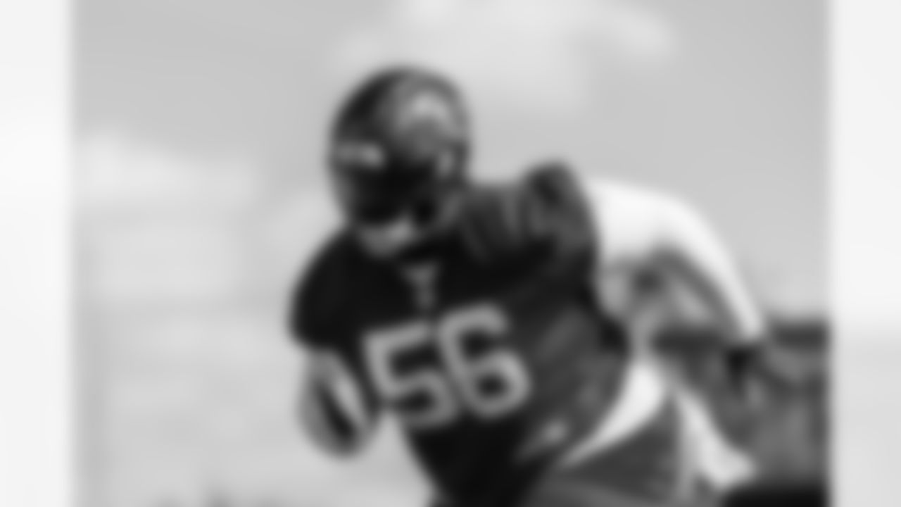 TAMPA, FL - June 12, 2025 - Defensive Lineman Desmond Watson #56 of the Tampa Bay Buccaneers during 2025 Minicamp at AdventHealth Training Center. Photo By Tori Richman/Tampa Bay Buccaneers