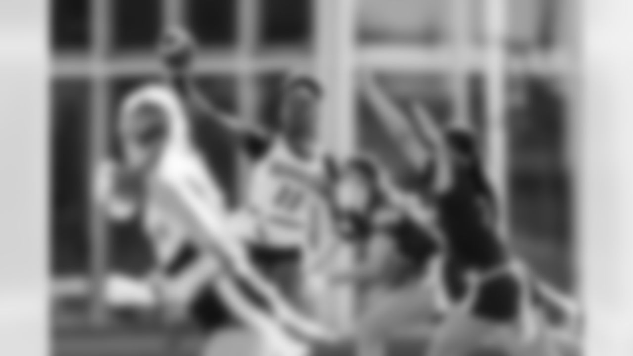 TAMPA, FL - February 10, 2026 - The 2026 Girls Flag Football Preseason Classic at AdventHealth Training Center. Photo By Tori Richman/Tampa Bay Buccaneers