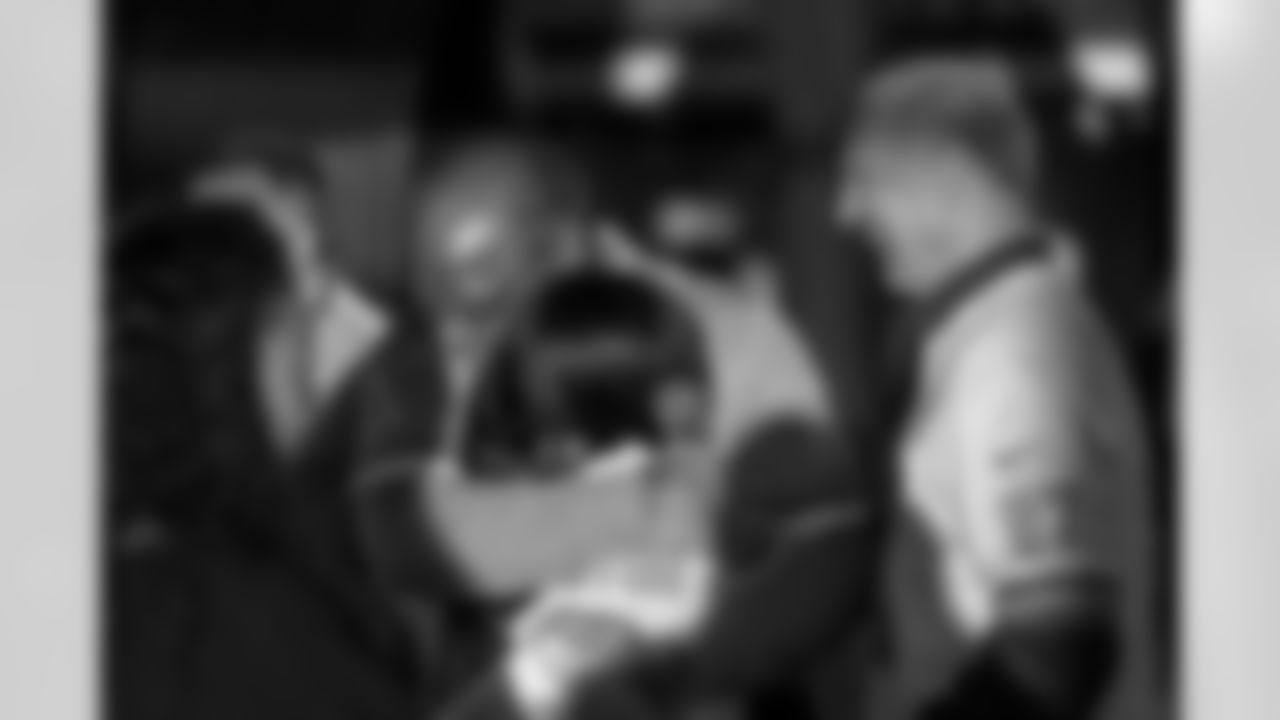 TAMPA, FL - December 11, 2025 - The 1976 Tampa Bay Buccaneers team reunion in the Hyundai Club at Raymond James Stadium. Photo By Mike Carlson/Tampa Bay Buccaneers