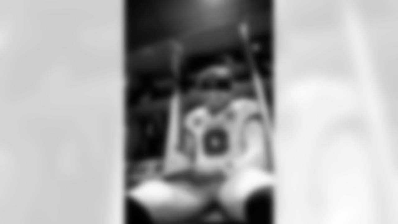 MIAMI GARDENS, FL - December 28, 2025 - Quarterback Baker Mayfield #6 of the Tampa Bay Buccaneers before the game between the Tampa Bay Buccaneers and Miami Dolphins. The Bucs lost the game, 20-17. Photo By Kyle Zedaker/Tampa Bay Buccaneers