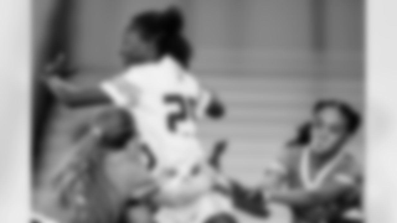 TAMPA, FL - February 09, 2026 - The 2026 Girls Flag Football Preseason Classic. Photo By Kyle Zedaker/Tampa Bay Buccaneers