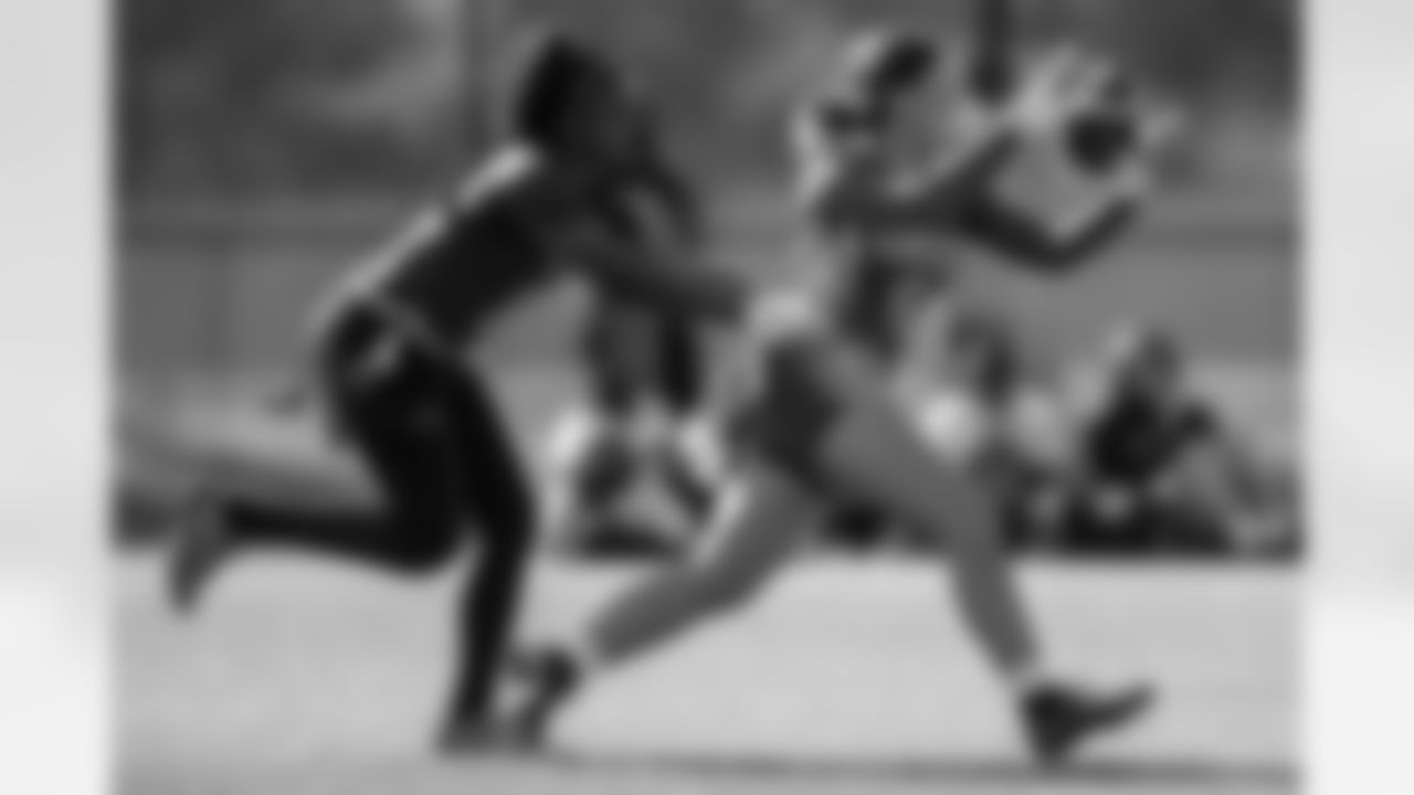 TAMPA, FL - February 14, 2026 - The 2026 Girls Flag Football Preseason Classic. Photo By Doug DeFelice/Tampa Bay Buccaneers