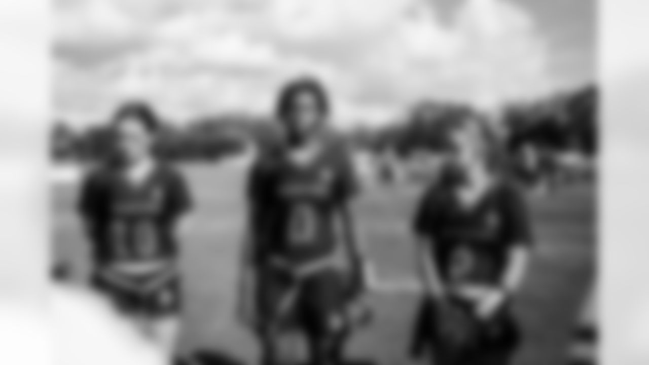 TAMPA, FL - February 12, 2026 - The 2026 Girls Flag Football Preseason Classic at AdventHealth Training Center. Photo By Tori Richman/Tampa Bay Buccaneers