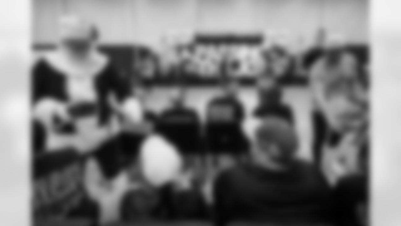 TAMPA, FL - December 16, 2025 - The Baker and Emily Mayfield Foundation's annual 'Passing The Joy' event. Photo By Doug DeFelice/Tampa Bay Buccaneers