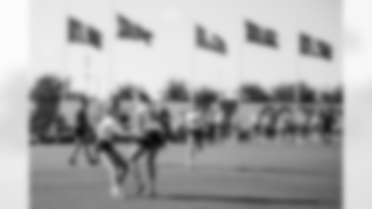 TAMPA, FL - February 12, 2026 - The 2026 Girls Flag Football Preseason Classic at AdventHealth Training Center. Photo By Tori Richman/Tampa Bay Buccaneers