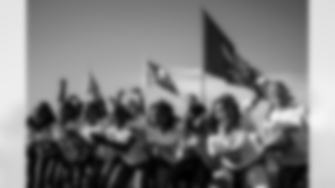 TAMPA, FL - February 11, 2026 - The 2026 Girls Flag Football Preseason Classic. Photo By Kyle Zedaker/Tampa Bay Buccaneers