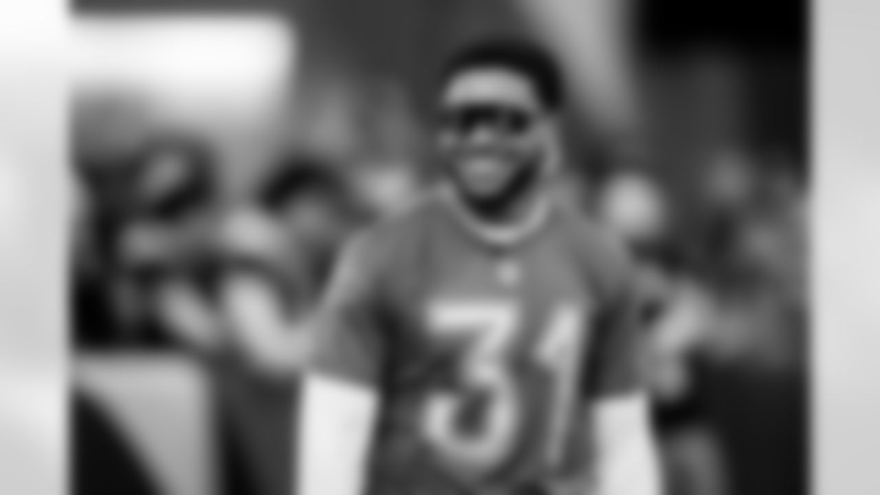 SAN FRANCISCO, CA - February 02, 2026 - Safety Antoine Winfield Jr. #31 of the Tampa Bay Buccaneers during Pro Bowl practice at Moscone Center. Photo By Tori Richman/Tampa Bay Buccaneers