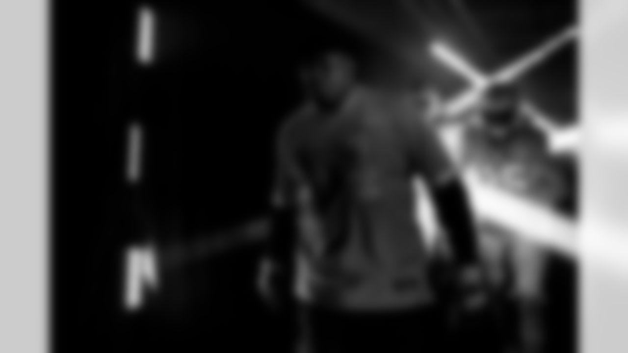 TAMPA, FL - December 11, 2025 - The Tampa Bay Buccaneers and Atlanta Falcons during a regular season game at Raymond James Stadium. The Bucs lost the game, 29-28. Photo By Tori Richman/Tampa Bay Buccaneers