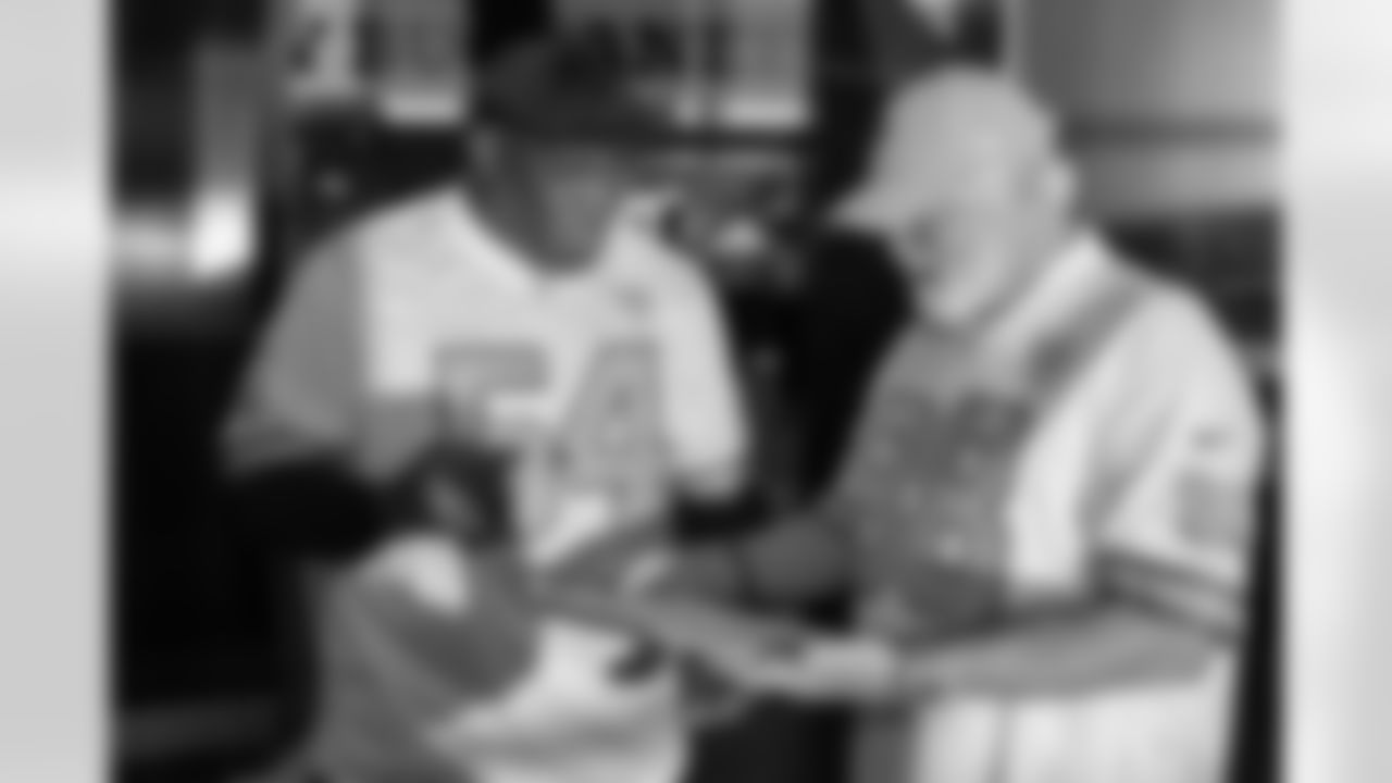 TAMPA, FL - December 11, 2025 - The 1976 Tampa Bay Buccaneers team reunion in the Hyundai Club at Raymond James Stadium. Photo By Mike Carlson/Tampa Bay Buccaneers