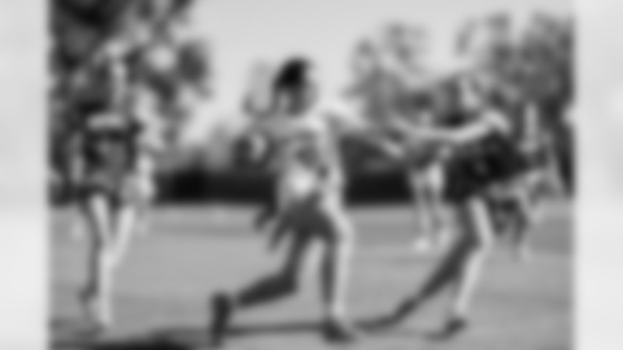 TAMPA, FL - February 10, 2026 - The 2026 Girls Flag Football Preseason Classic at AdventHealth Training Center. Photo By Tori Richman/Tampa Bay Buccaneers