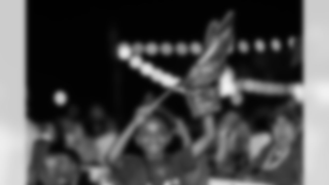 TAMPA, FL - November 23, 2025 - Fans during the Watch Party at Armature Works during the game between the Tampa Bay Buccaneers and the Los Angeles Rams. Photo By Doug DeFelice/Tampa Bay Buccaneers