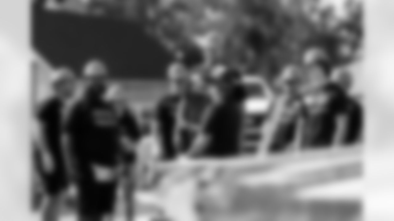 TAMPA, FL - November 18, 2025 - Offensive Lineman Lorenz Metz #71 of the Tampa Bay Buccaneers during a home build with Habitat for Humanity of Tampa Bay Hillsborough. Photo By Doug DeFelice/Tampa Bay Buccaneers