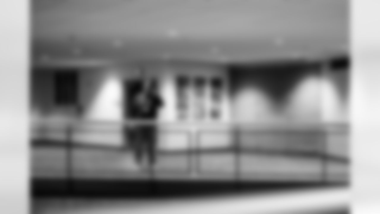 INDIANAPOLIS, IN - February 25, 2026 - General Manager Jason Licht during Formal Interviews at the 2026 NFL Combine at Lucas Oil Stadium. Photo By Tori Richman/Tampa Bay Buccaneers