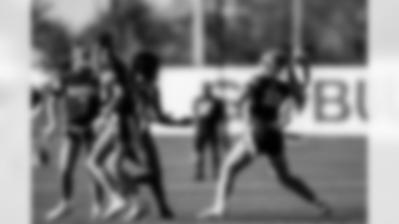 TAMPA, FL - February 10, 2026 - The 2026 Girls Flag Football Preseason Classic at AdventHealth Training Center. Photo By Tori Richman/Tampa Bay Buccaneers