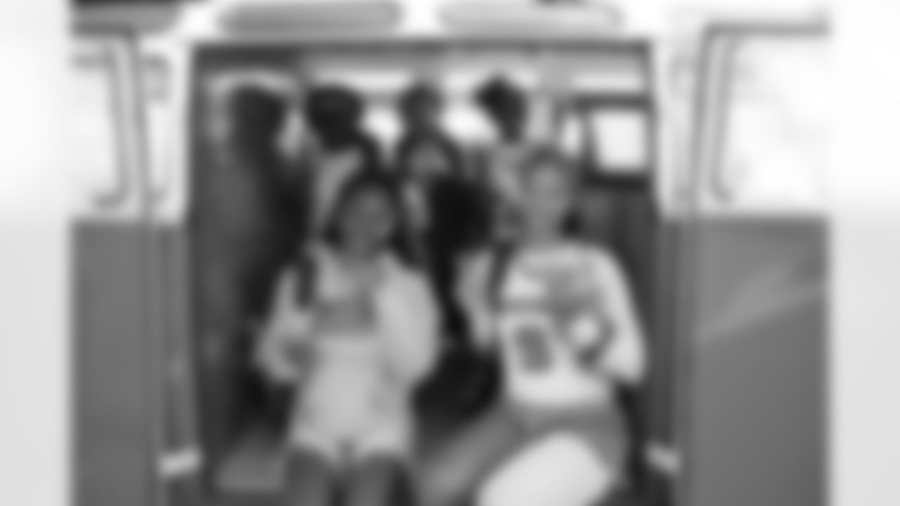 TAMPA, FL - February 13, 2026 - The 2026 Girls Flag Football Preseason Classic at AdventHealth Training Center. Photo By Cian Leach/Tampa Bay Buccaneers