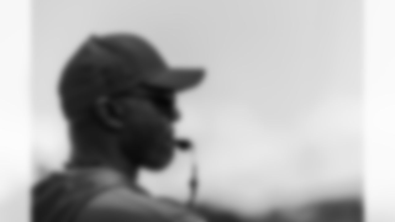 TAMPA, FL - May 09, 2025 - Head Coach Todd Bowles of the Tampa Bay Buccaneers during 2025 Rookie Mini Camp at AdventHealth Training Center. Photo By Tori Richman/Tampa Bay Buccaneers