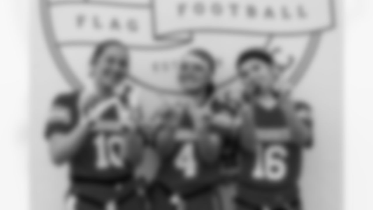 TAMPA, FL - February 14, 2026 - The 2026 Girls Flag Football Preseason Classic. Photo By Doug DeFelice/Tampa Bay Buccaneers