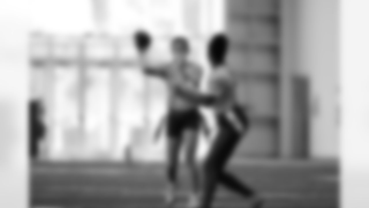 TAMPA, FL - February 13, 2026 - The 2026 Girls Flag Football Preseason Classic at AdventHealth Training Center. Photo By Cian Leach/Tampa Bay Buccaneers