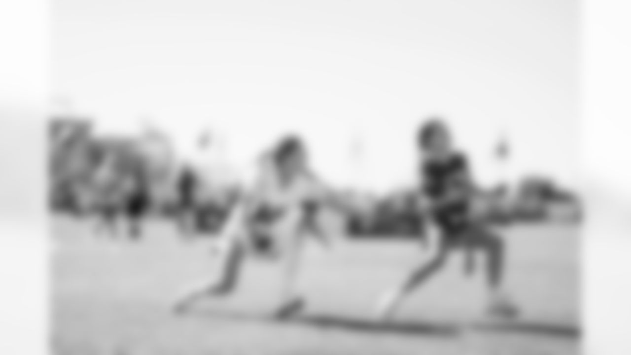 TAMPA, FL - February 10, 2026 - The 2026 Girls Flag Football Preseason Classic at AdventHealth Training Center. Photo By Tori Richman/Tampa Bay Buccaneers