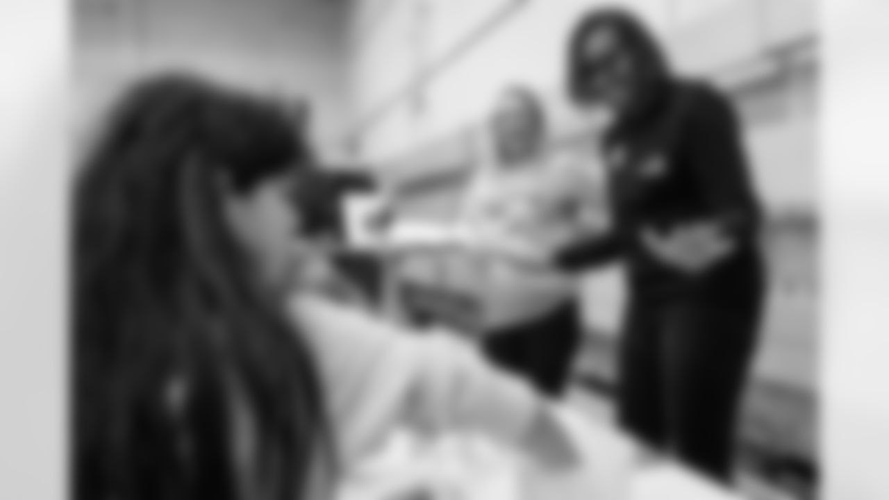 TAMPA, FL - December 16, 2025 - The Baker and Emily Mayfield Foundation's annual 'Passing The Joy' event. Photo By Doug DeFelice/Tampa Bay Buccaneers