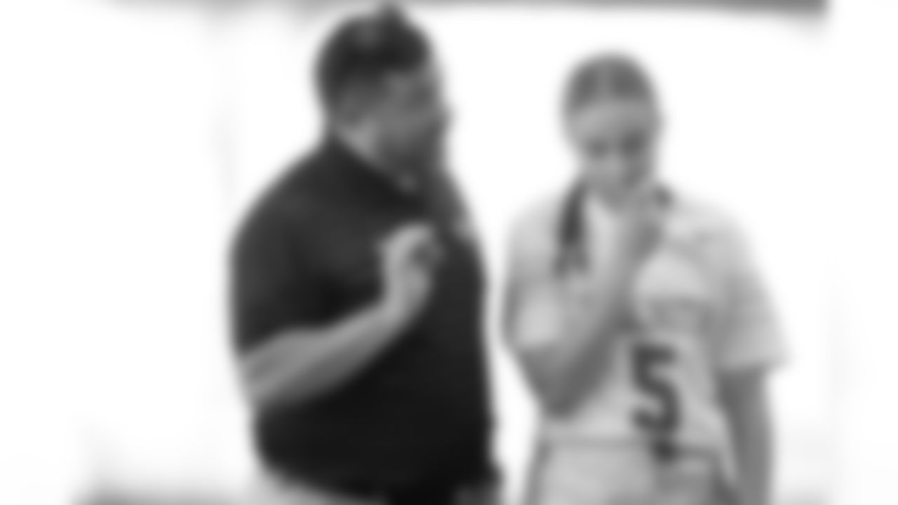 TAMPA, FL - February 13, 2026 - The 2026 Girls Flag Football Preseason Classic at AdventHealth Training Center. Photo By Cian Leach/Tampa Bay Buccaneers