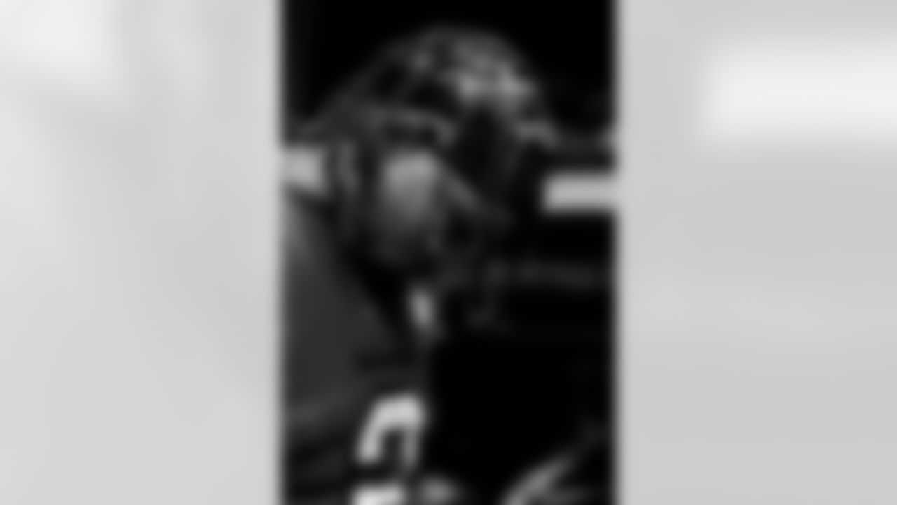 HOUSTON, TX - September 15, 2025 - Wide Receiver Emeka Egbuka #2 of the Tampa Bay Buccaneers before the Monday Night Football game between the Tampa Bay Buccaneers and Houston Texans. The Bucs won the game, 20-19. Photo By Tori Richman/Tampa Bay Buccaneers