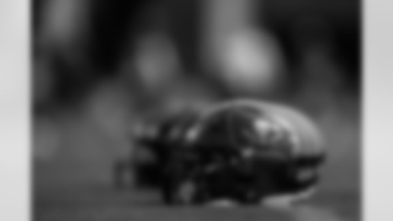 TAMPA, FL - May 29, 2025 - Helmet during OTA's at AdventHealth Training Center. Photo By Doug DeFelice/Tampa Bay Buccaneers