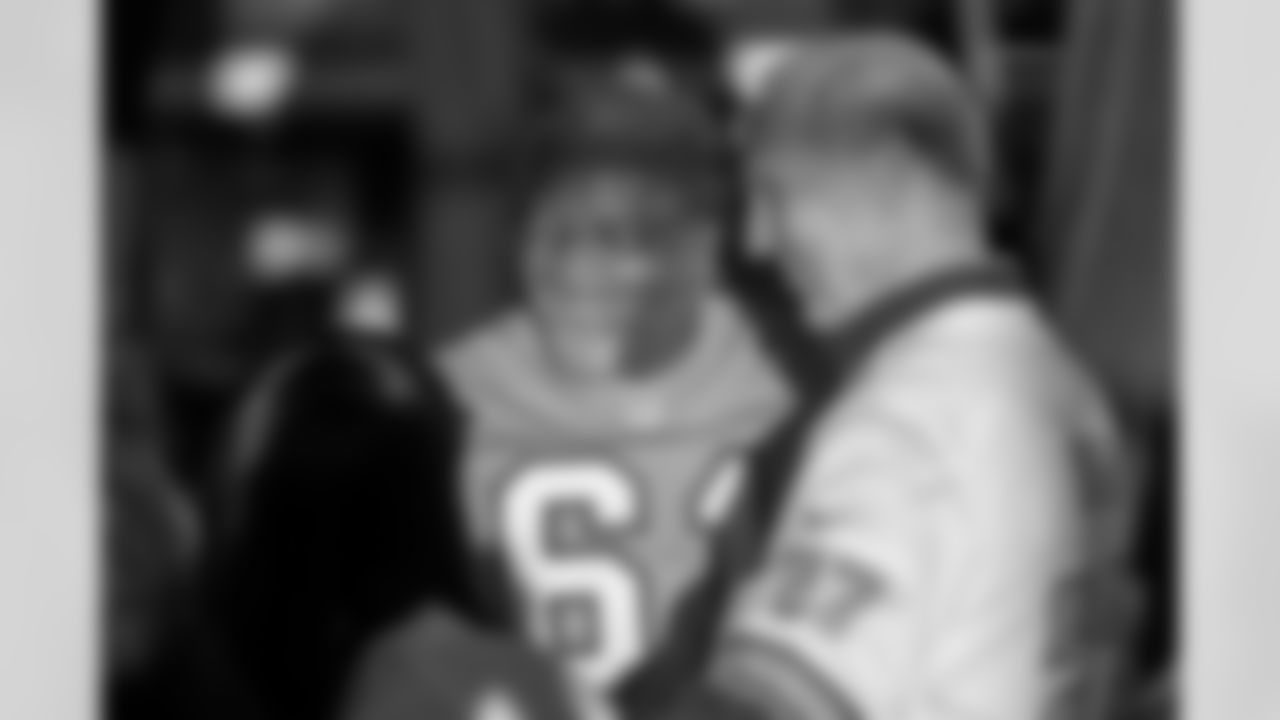 TAMPA, FL - December 11, 2025 - The 1976 Tampa Bay Buccaneers team reunion in the Hyundai Club at Raymond James Stadium. Photo By Mike Carlson/Tampa Bay Buccaneers