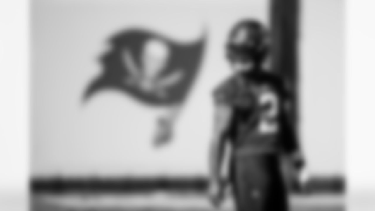 TAMPA, FL - November 13, 2025 - Wide Receiver Emeka Egbuka #2 of the Tampa Bay Buccaneers during practice at AdventHealth Training Center. Photo By Kyle Zedaker/Tampa Bay Buccaneers