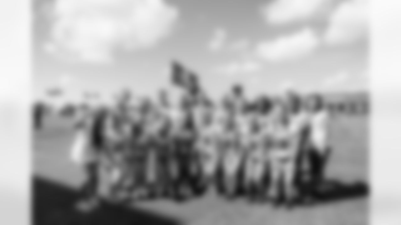 TAMPA, FL - February 12, 2026 - The 2026 Girls Flag Football Preseason Classic at AdventHealth Training Center. Photo By Tori Richman/Tampa Bay Buccaneers