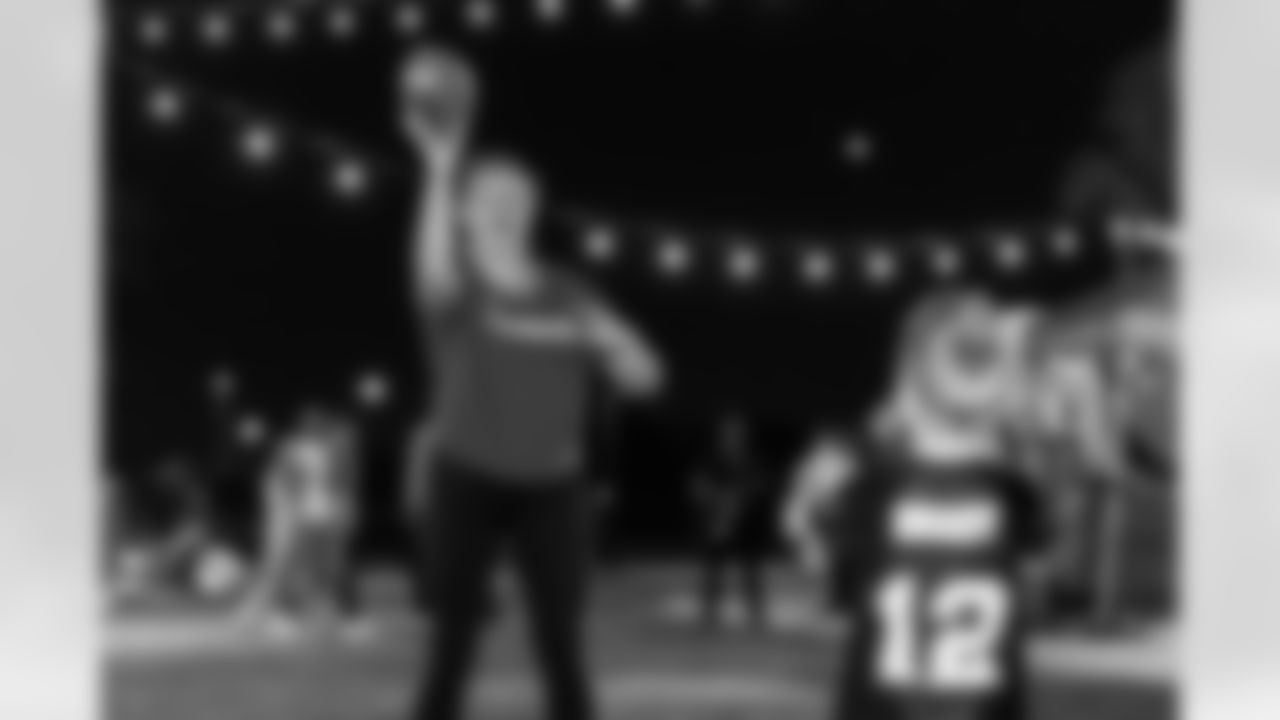 TAMPA, FL - November 23, 2025 - Fans during the Watch Party at Armature Works during the game between the Tampa Bay Buccaneers and the Los Angeles Rams. Photo By Doug DeFelice/Tampa Bay Buccaneers