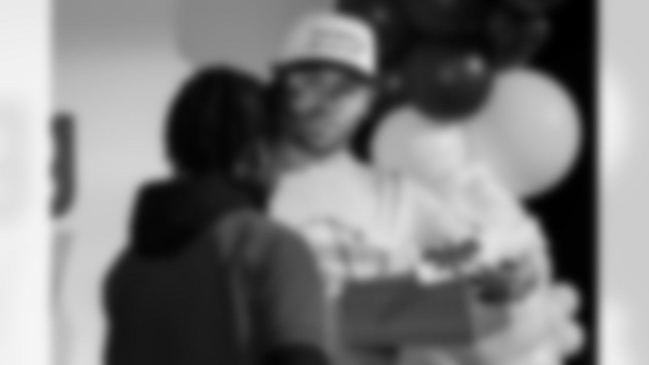 TAMPA, FL - December 16, 2025 - The Baker and Emily Mayfield Foundation's annual 'Passing The Joy' event. Photo By Doug DeFelice/Tampa Bay Buccaneers