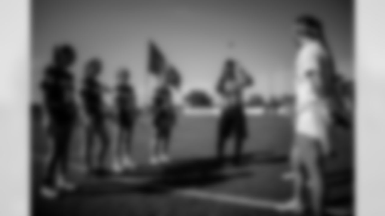 TAMPA, FL - February 11, 2026 - The 2026 Girls Flag Football Preseason Classic. Photo By Kyle Zedaker/Tampa Bay Buccaneers