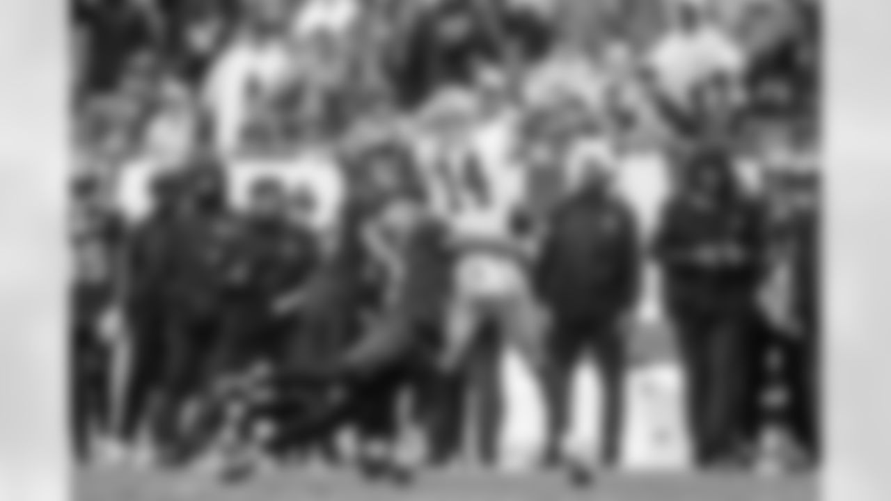 TAMPA, FL - December 07, 2025 - The Tampa Bay Buccaneers and New Orleans Saints during a regular season game at Raymond James Stadium. The Bucs lost the game, 24-20. Photo By Doug DeFelice/Tampa Bay Buccaneers