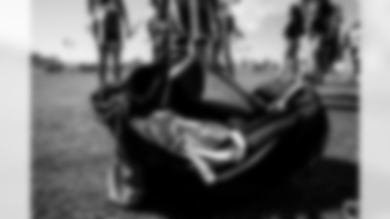 TAMPA, FL - February 12, 2026 - The 2026 Girls Flag Football Preseason Classic at AdventHealth Training Center. Photo By Tori Richman/Tampa Bay Buccaneers