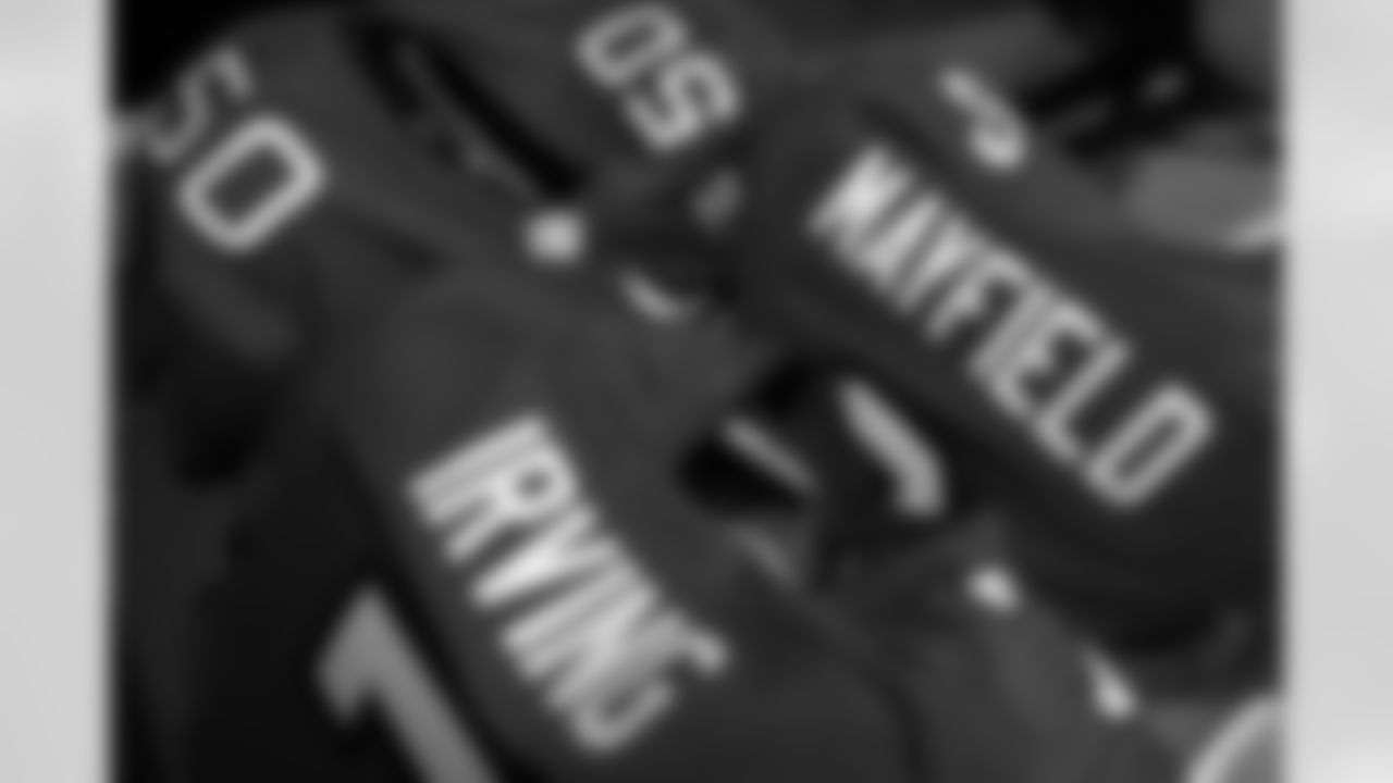 TAMPA, FL - November 23, 2025 - Photo activations during the Watch Party at Armature Works during the game between the Tampa Bay Buccaneers and the Los Angeles Rams. Photo By Doug DeFelice/Tampa Bay Buccaneers