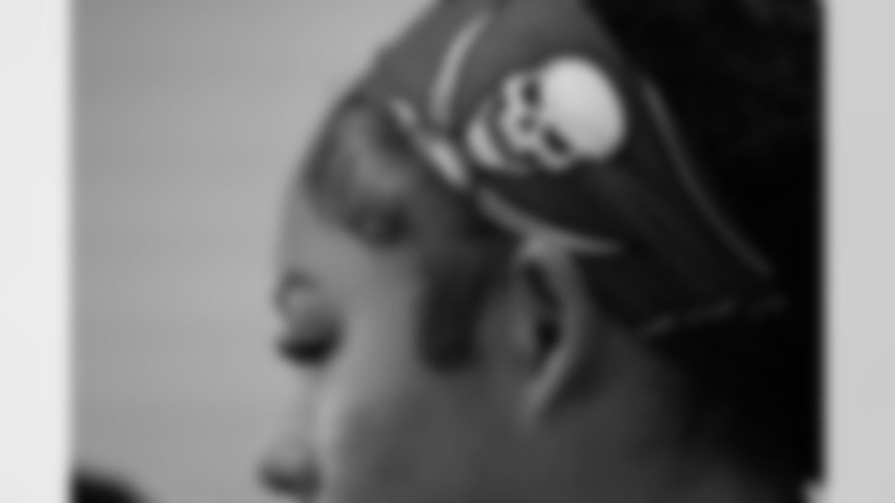 TAMPA, FL - February 13, 2026 - The 2026 Girls Flag Football Preseason Classic at AdventHealth Training Center. Photo By Cian Leach/Tampa Bay Buccaneers