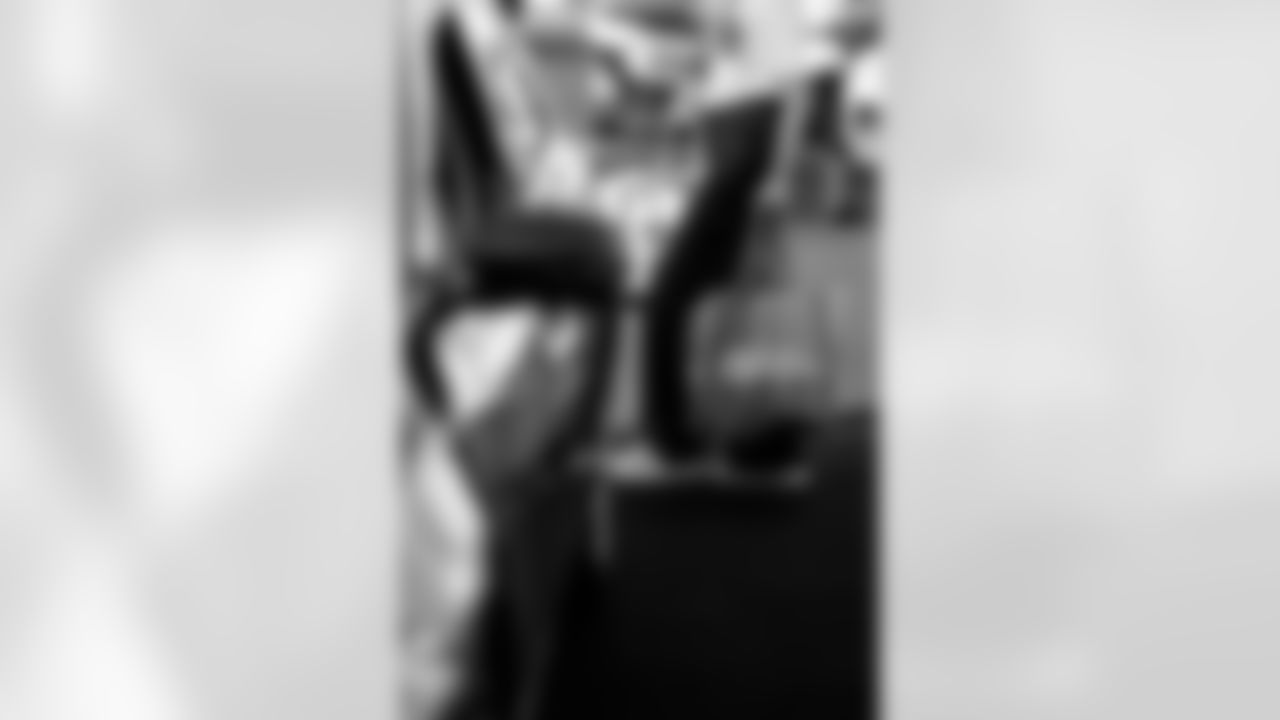 TAMPA, FL - November 25, 2025 - Publix bags filled with meals during Turkey Time with the O-Line. Photo By Kyle Zedaker/Tampa Bay Buccaneers