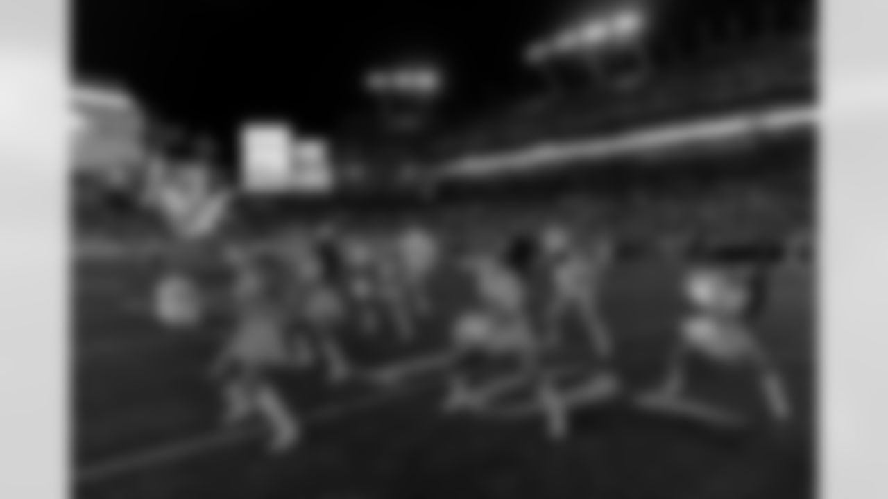 TAMPA, FL - December 11, 2025 - The Tampa Bay Buccaneers and Atlanta Falcons during a regular season game at Raymond James Stadium. The Bucs lost the game, 29-28. Photo By Tori Richman/Tampa Bay Buccaneers