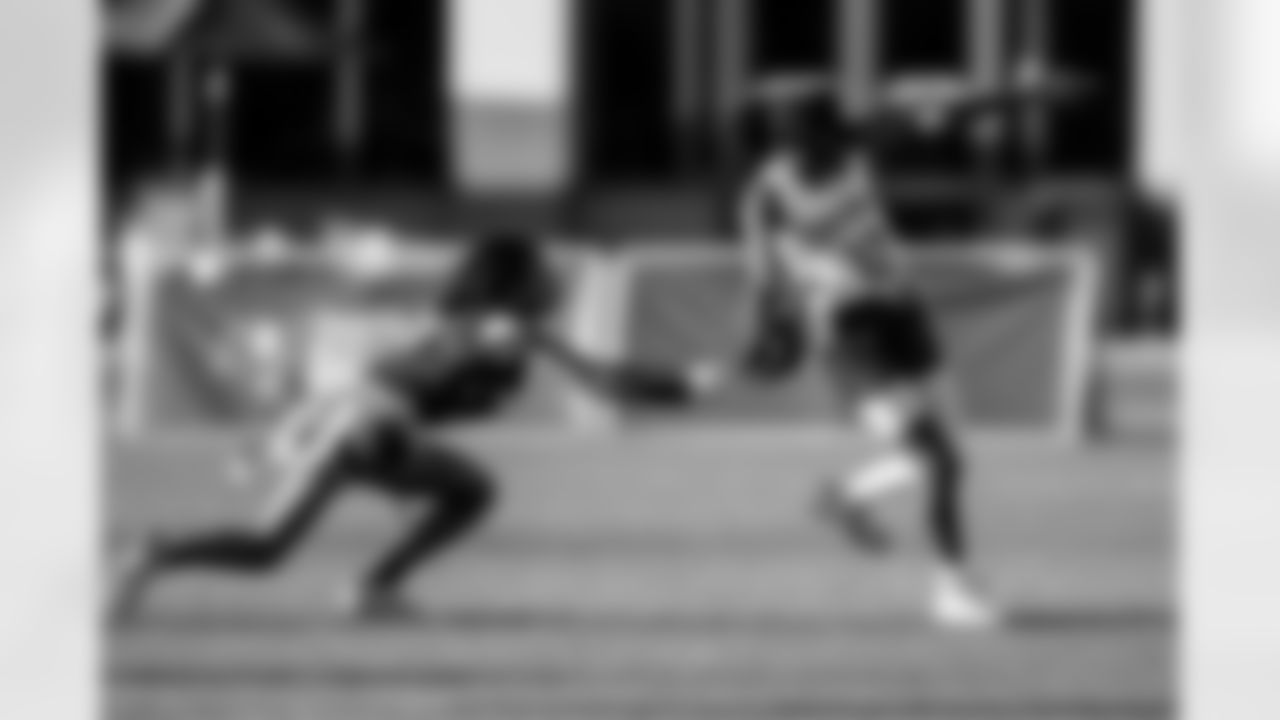 TAMPA, FL - February 10, 2026 - The 2026 Girls Flag Football Preseason Classic at AdventHealth Training Center. Photo By Tori Richman/Tampa Bay Buccaneers