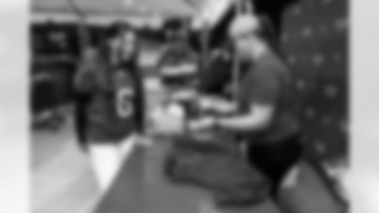 TAMPA, FL - November 23, 2025 - Team Store activation during the Watch Party at Armature Works during the game between the Tampa Bay Buccaneers and the Los Angeles Rams. Photo By Doug DeFelice/Tampa Bay Buccaneers