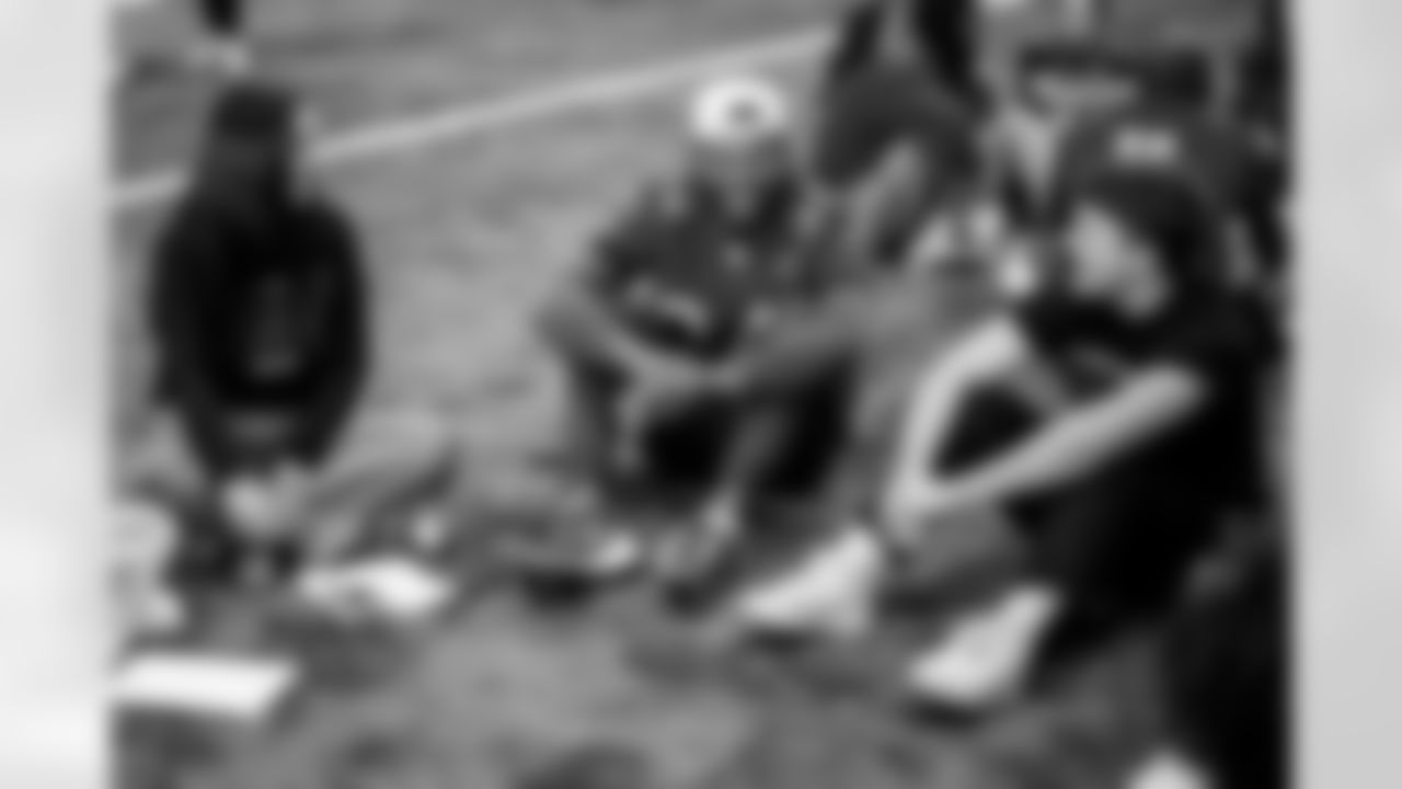 TAMPA, FL - December 16, 2025 - The final session of the Player-Student Mentoring Program at AdventHealth Training Center. Photo By Kyle Zedaker/Tampa Bay Buccaneers